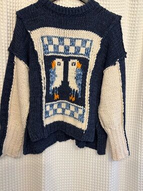 PILCRO bird sweater